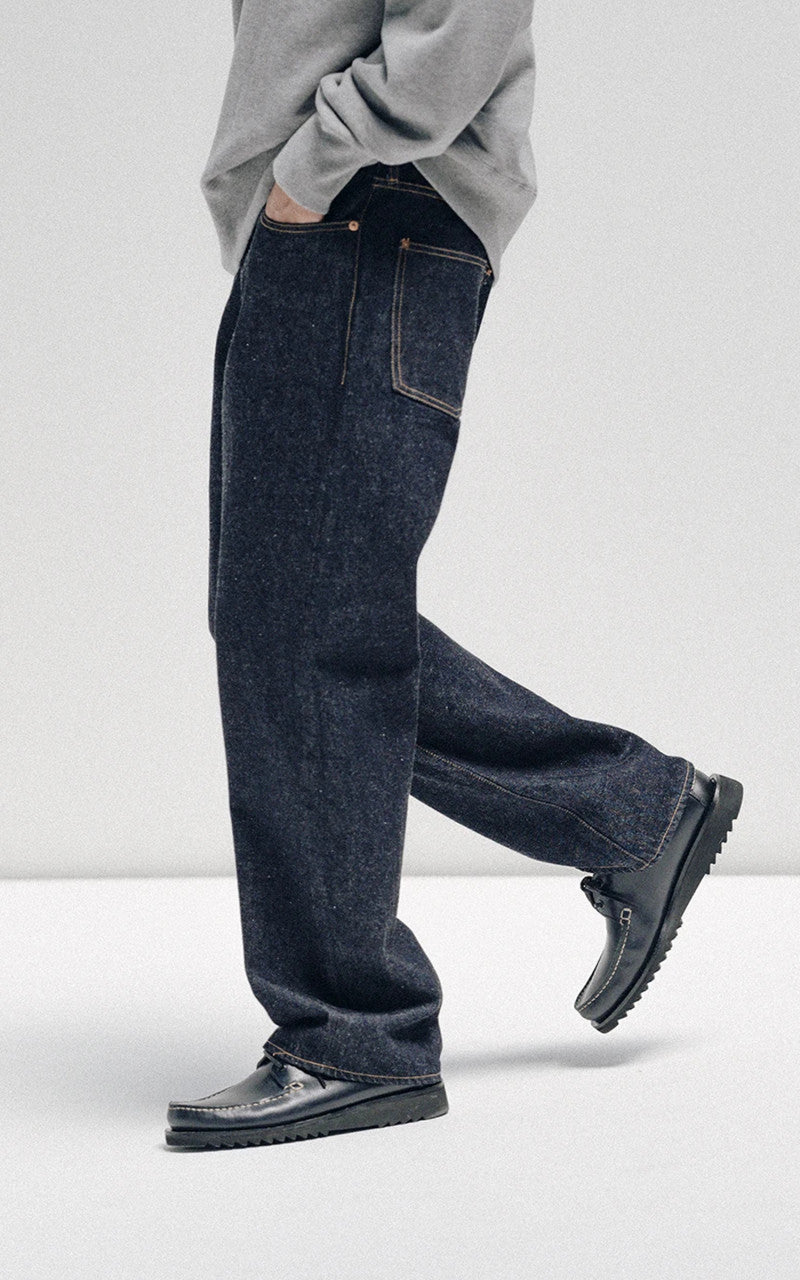 Kaptain Sunshine 1930 Straight Denim Pants One Wash Indigo