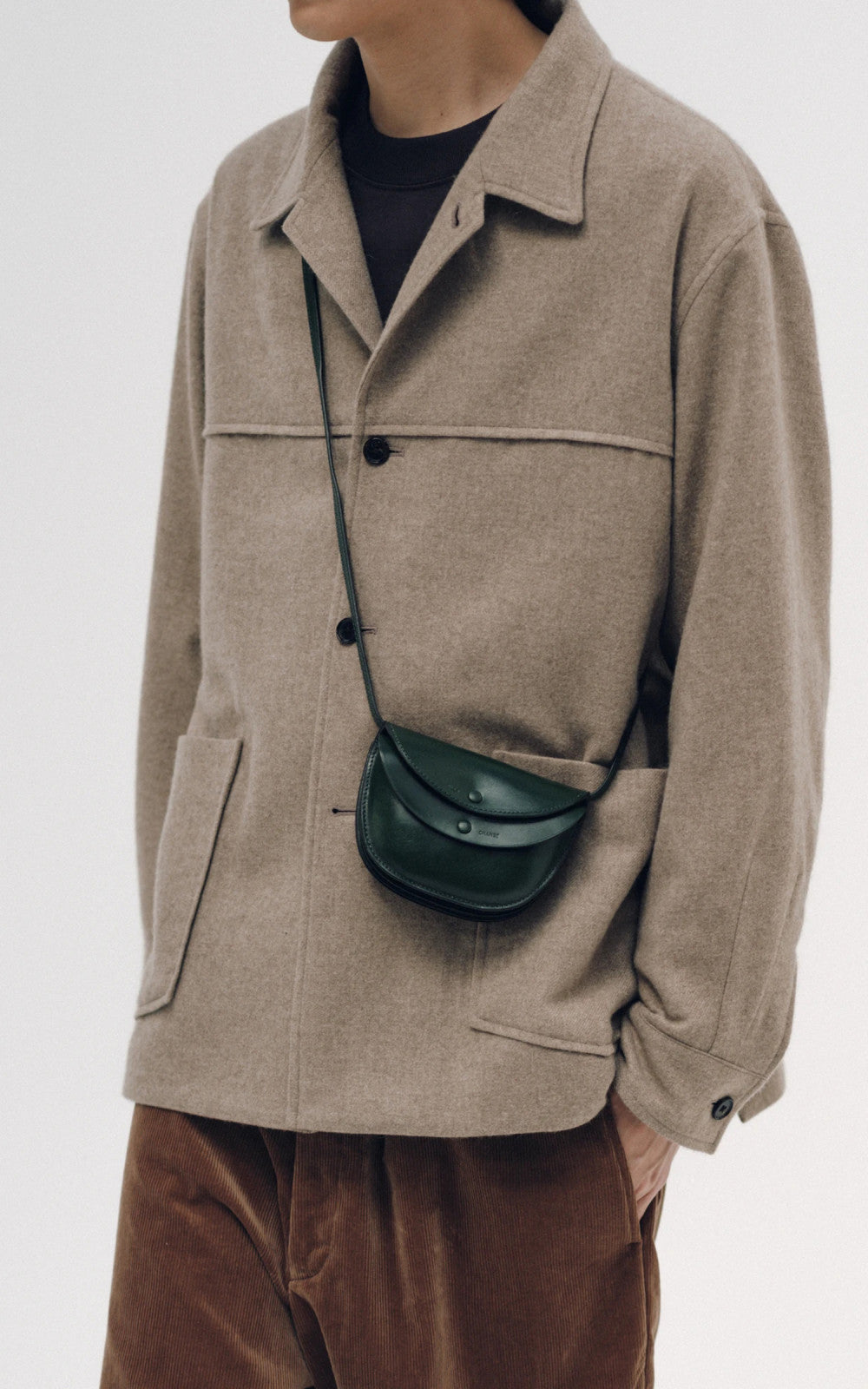 Kaptain Sunshine Round Wallet Mid Porch Black