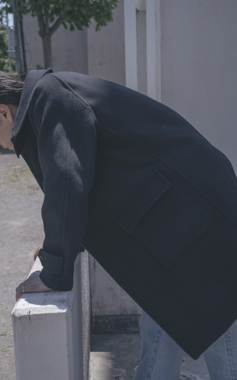 Kaptain Sunshine Traveller Coat Top Navy