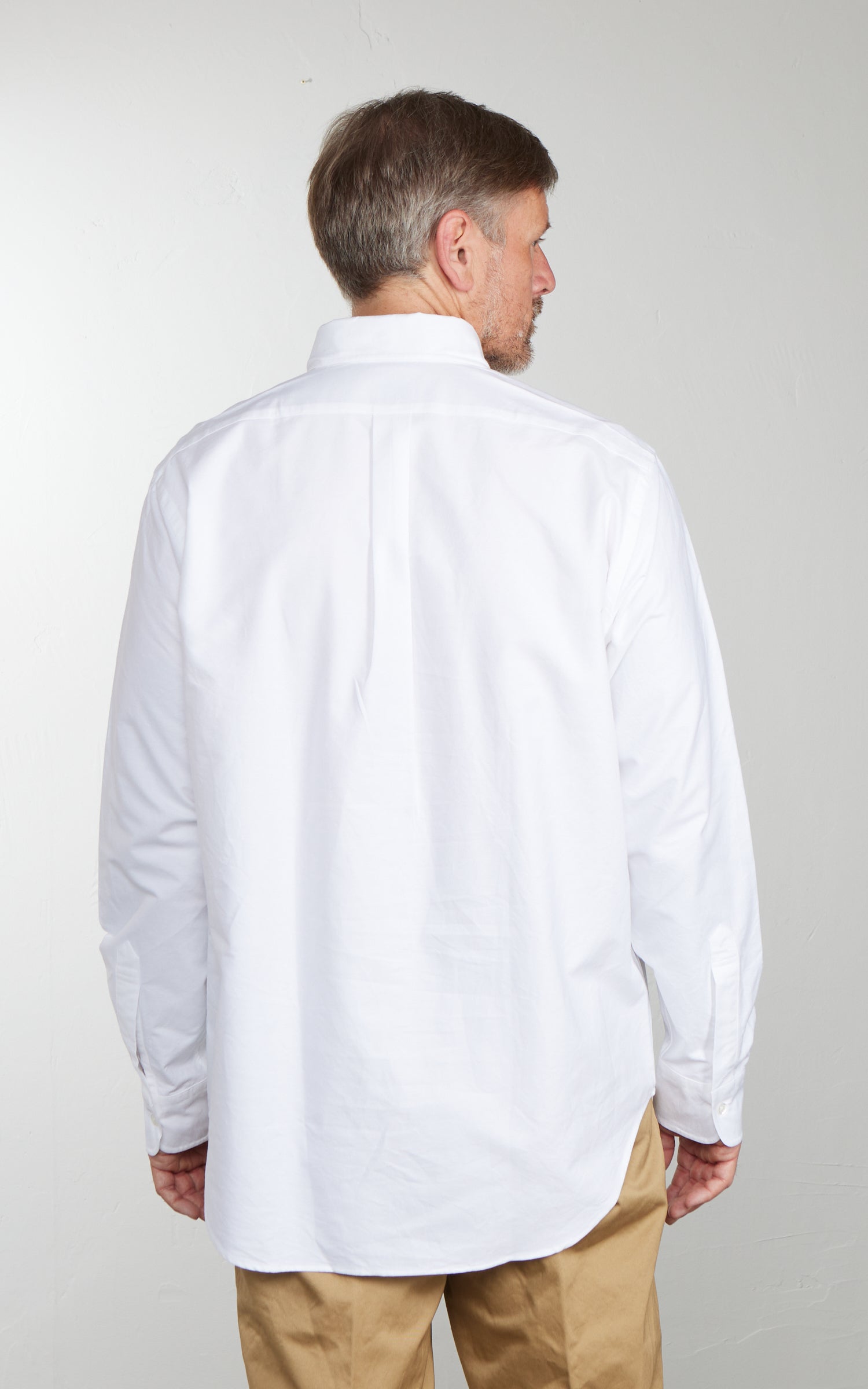 Kamakura Shirts Ametora Button-Down Selvedge Oxford Shirt White