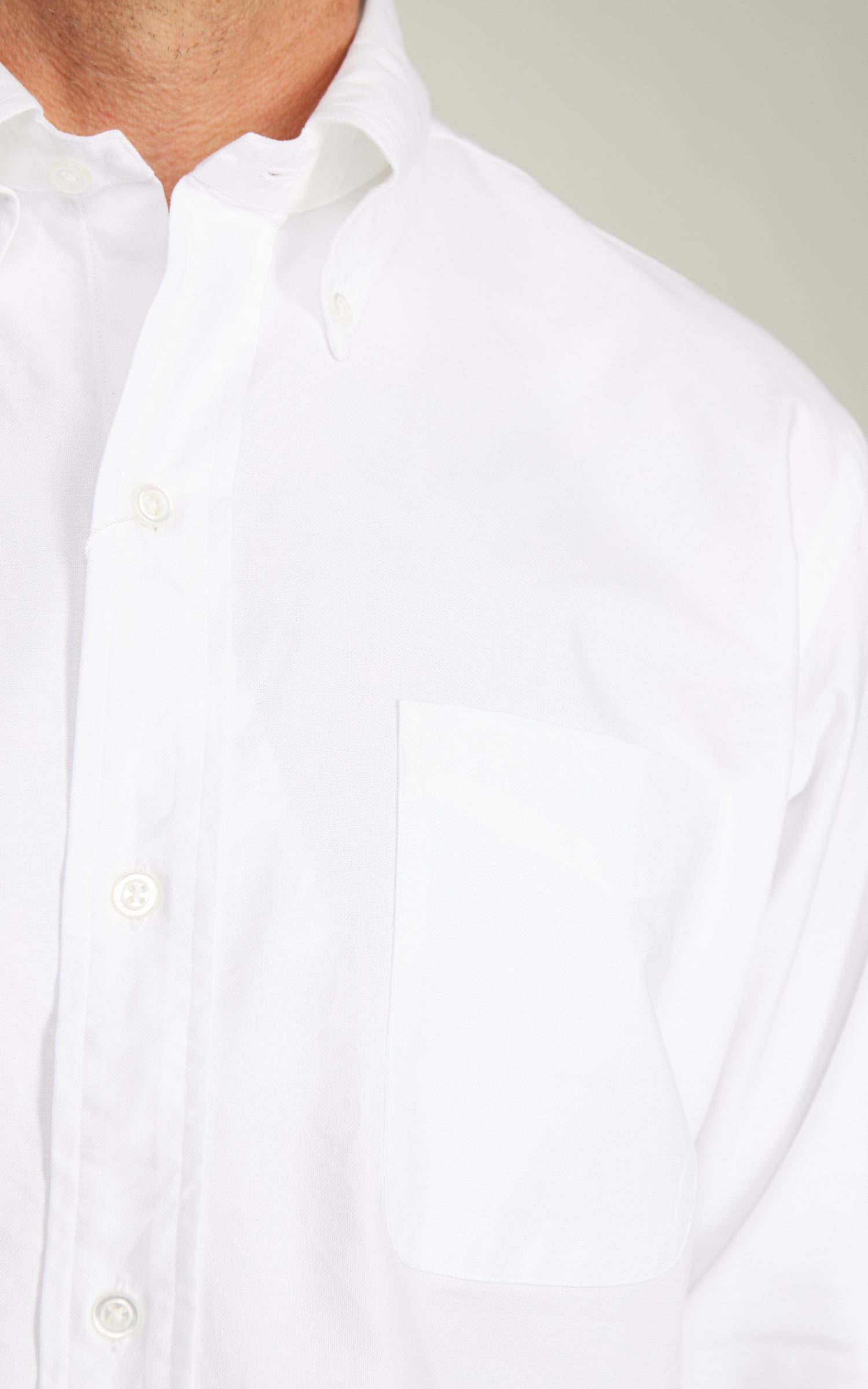 Kamakura Shirts Ametora Button-Down Selvedge Oxford Shirt White