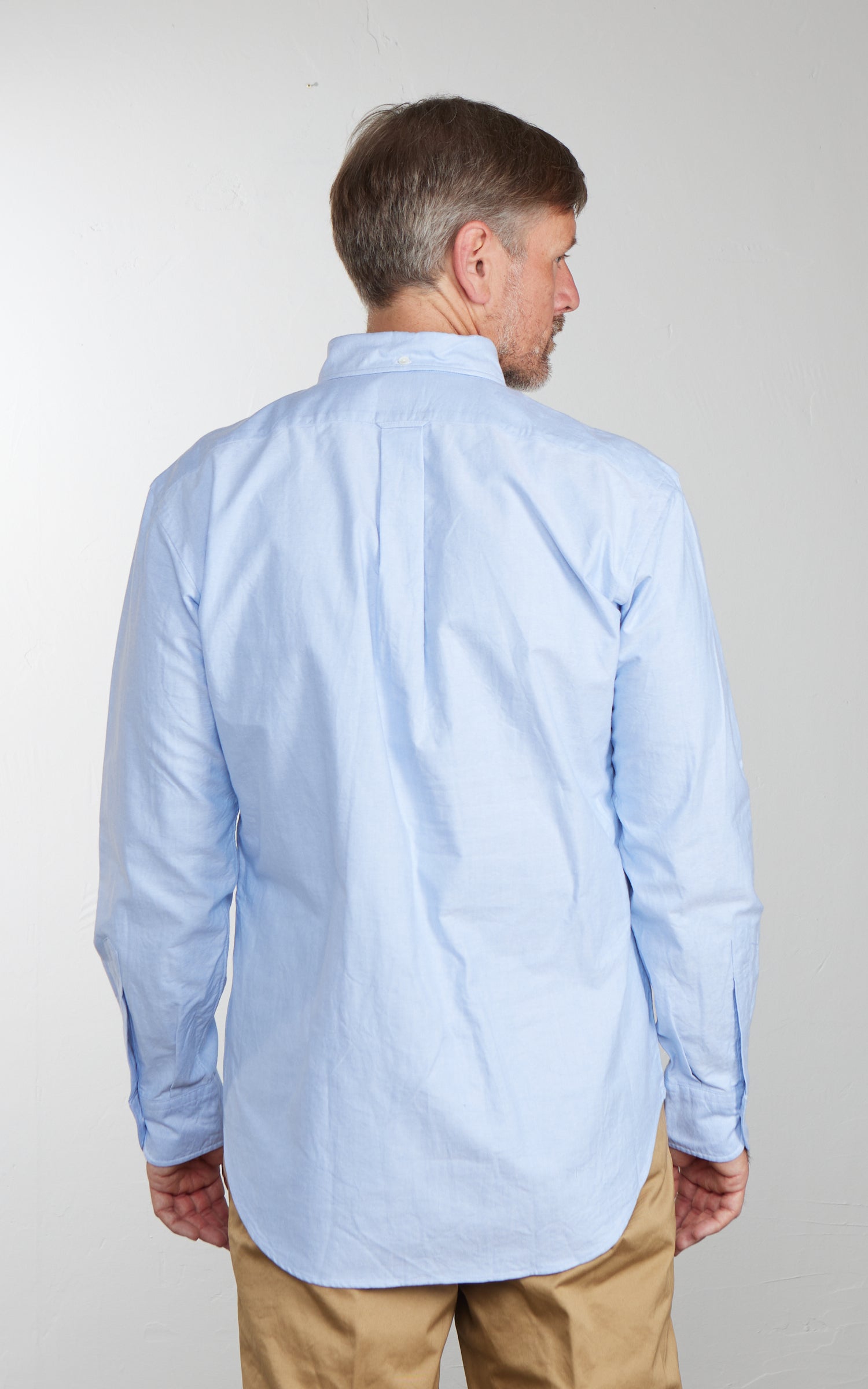 Kamakura Shirts Vintage Ivy Button-Down Oxford Shirt Blue