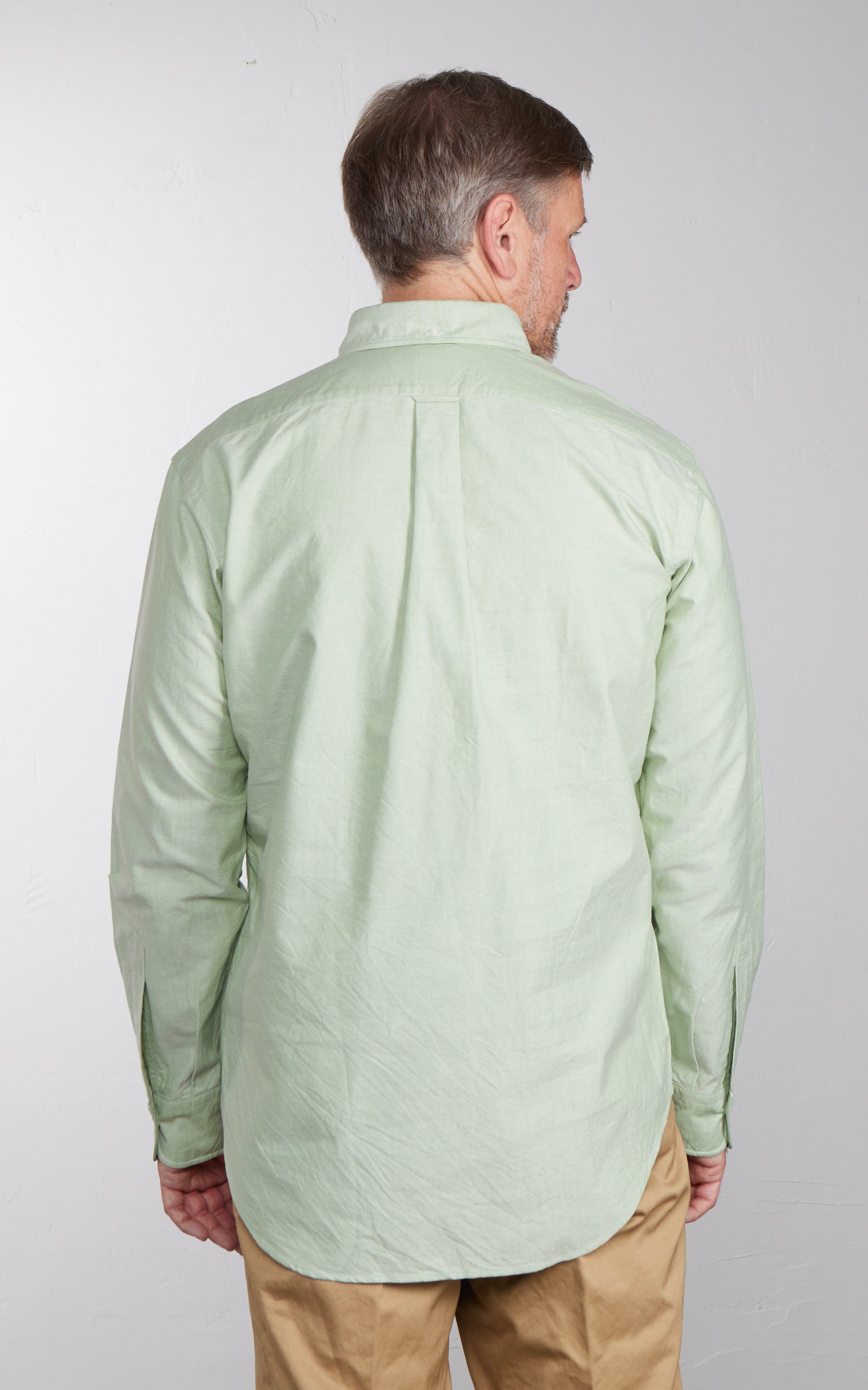 Kamakura Shirts Vintage Ivy Button-Down Oxford Shirt Green