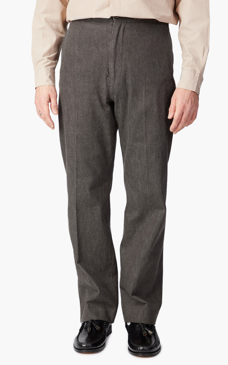 Kaptain Sunshine Denim Trousers Vintage Wash Brown