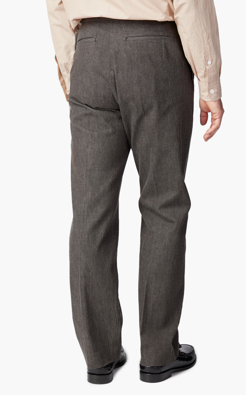 Kaptain Sunshine Denim Trousers Vintage Wash Brown