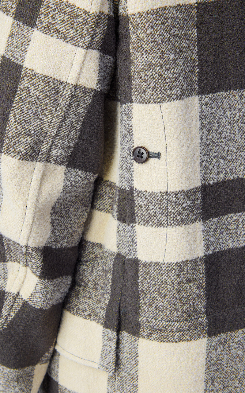 Kaptain Sunshine Hunter Jacket Wool/Linen Beige Brown