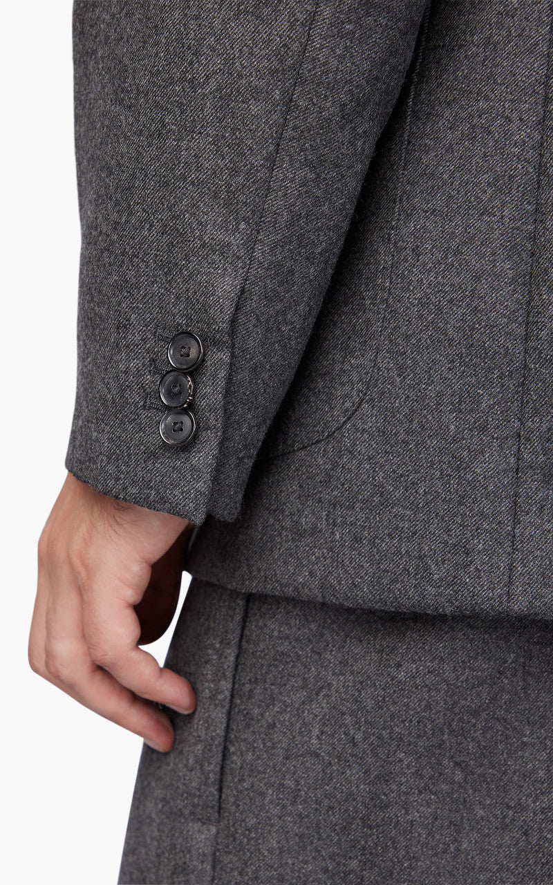 Kaptain Sunshine Double Breasted Jacket Charcoal