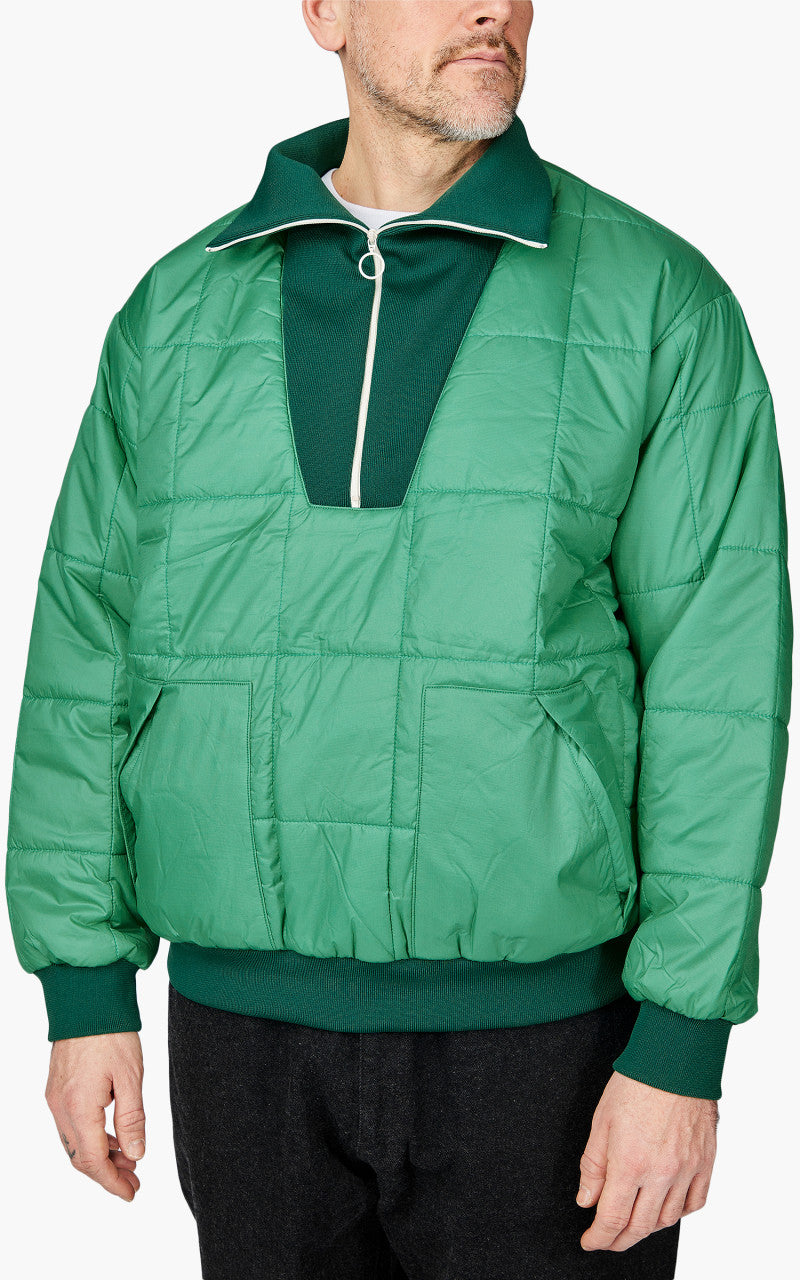 Kaptain Sunshine Quilting Pullover Jacket Kelly Green