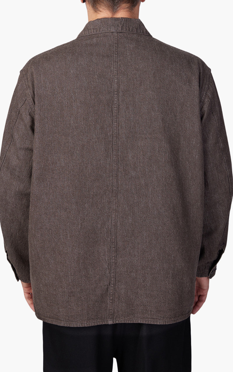 Kaptain Sunshine Coverall Jacket Denim Brown