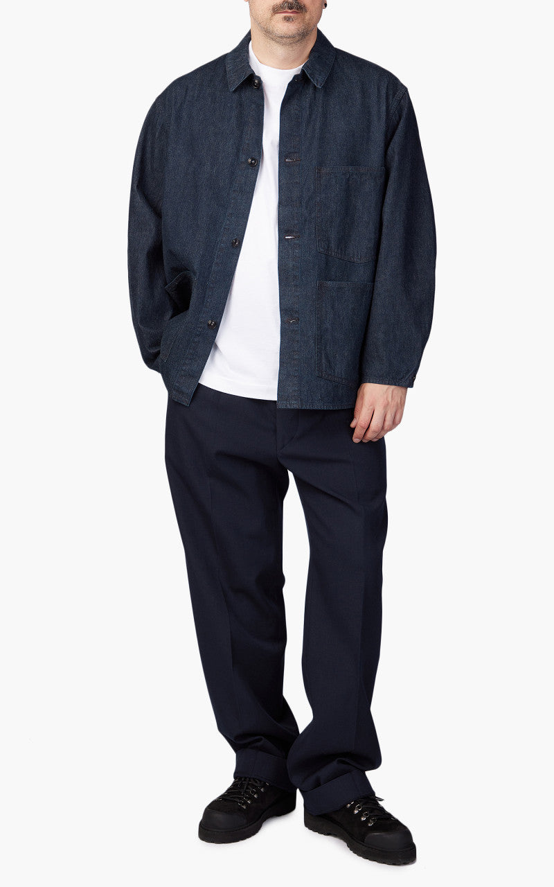 Kaptain Sunshine Coverall Jacket Denim Indigo