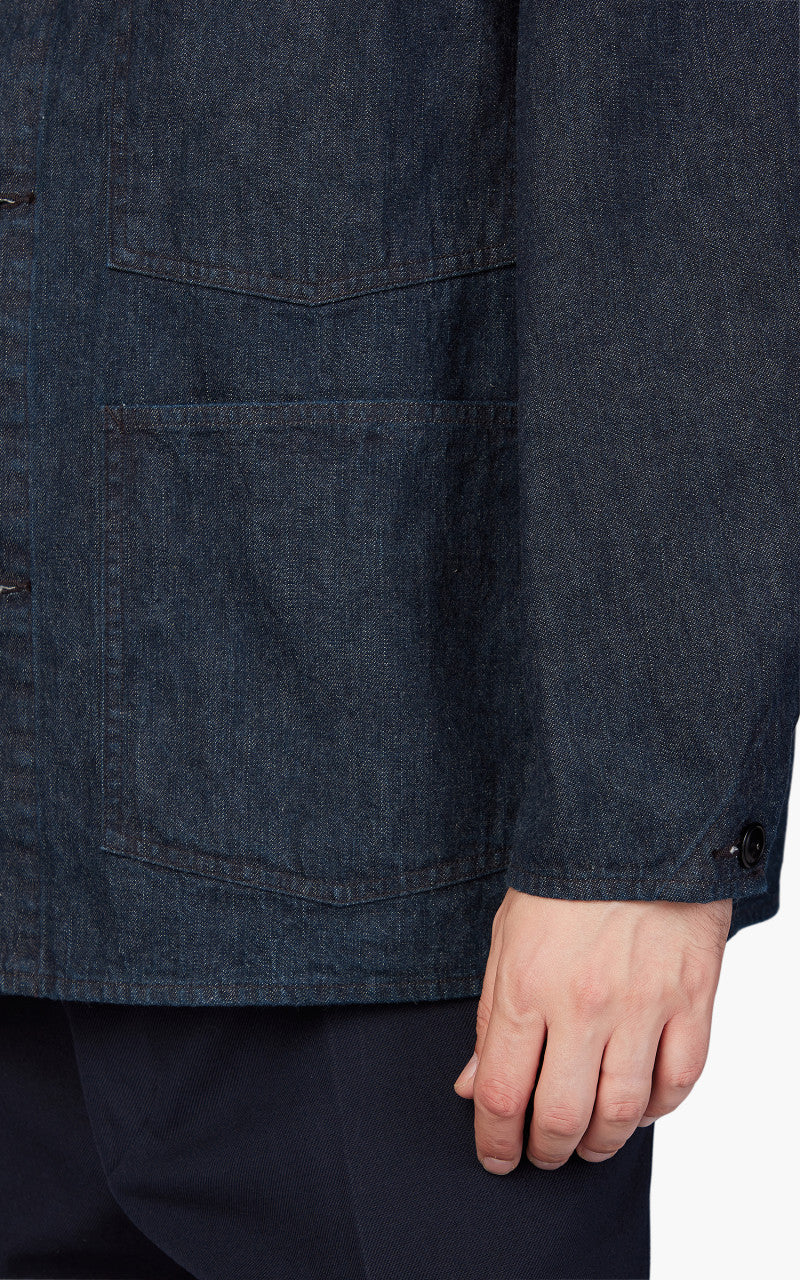 Kaptain Sunshine Coverall Jacket Denim Indigo