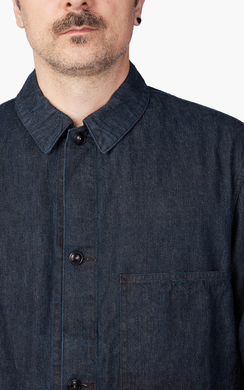 Kaptain Sunshine Coverall Jacket Denim Indigo