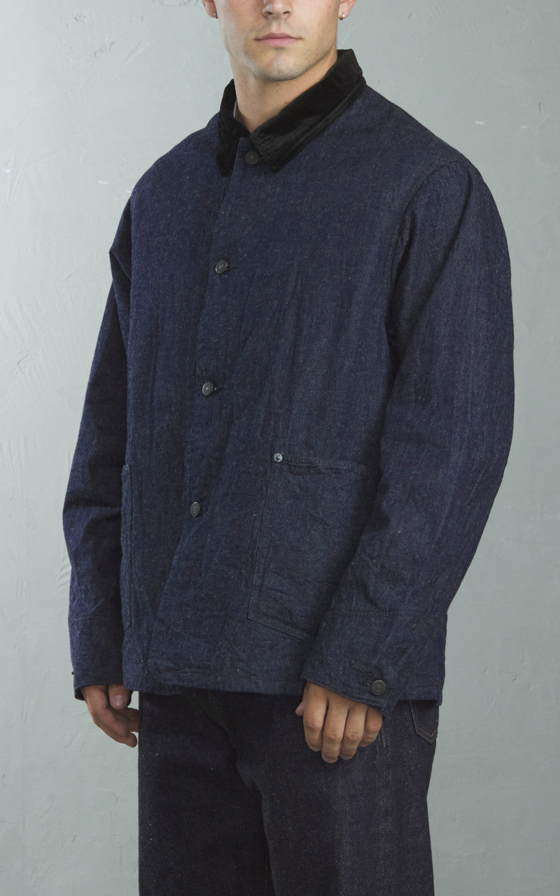 Kaptain Sunshine Forester Jacket Cotton/Linen Indigo