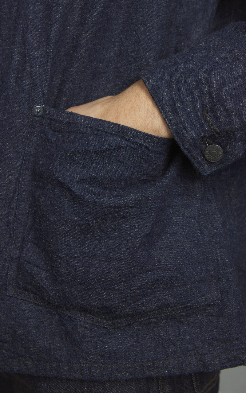Kaptain Sunshine Forester Jacket Cotton/Linen Indigo