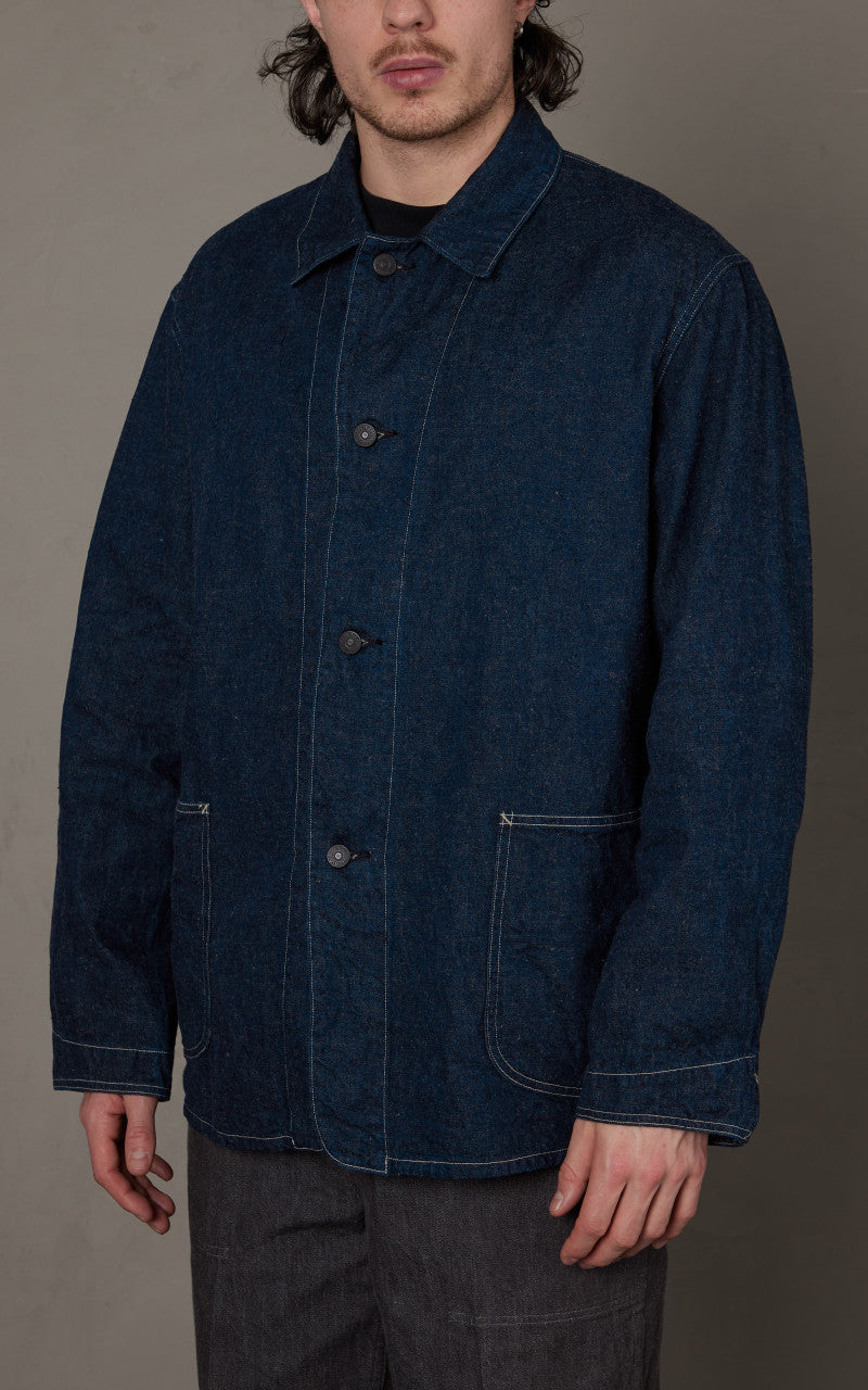 【新品未使用】KAPTAIN SUNSHINE Denim Jacket Kaptain Sunshine Denim Tracker Jacket Indigo Vintage Wash