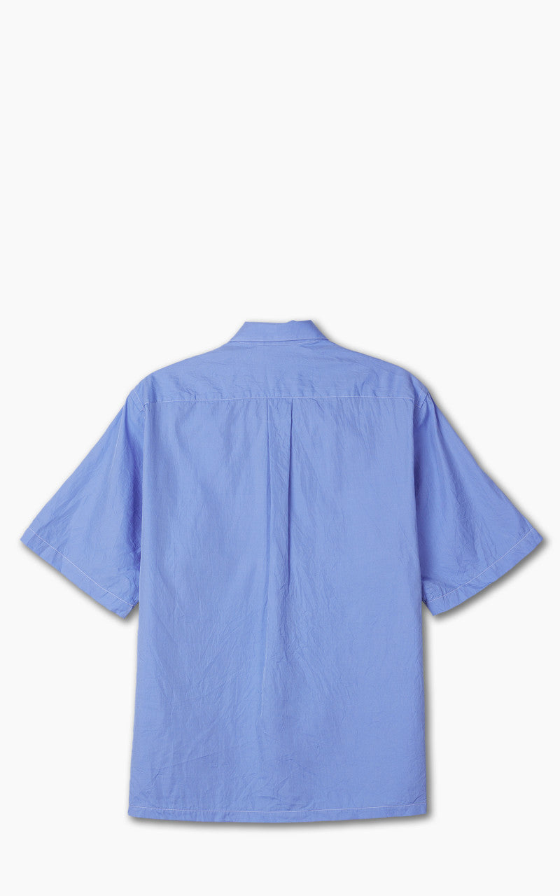 Kaptain Sunshine Short Sleeve Regular Collar Shirt Blue