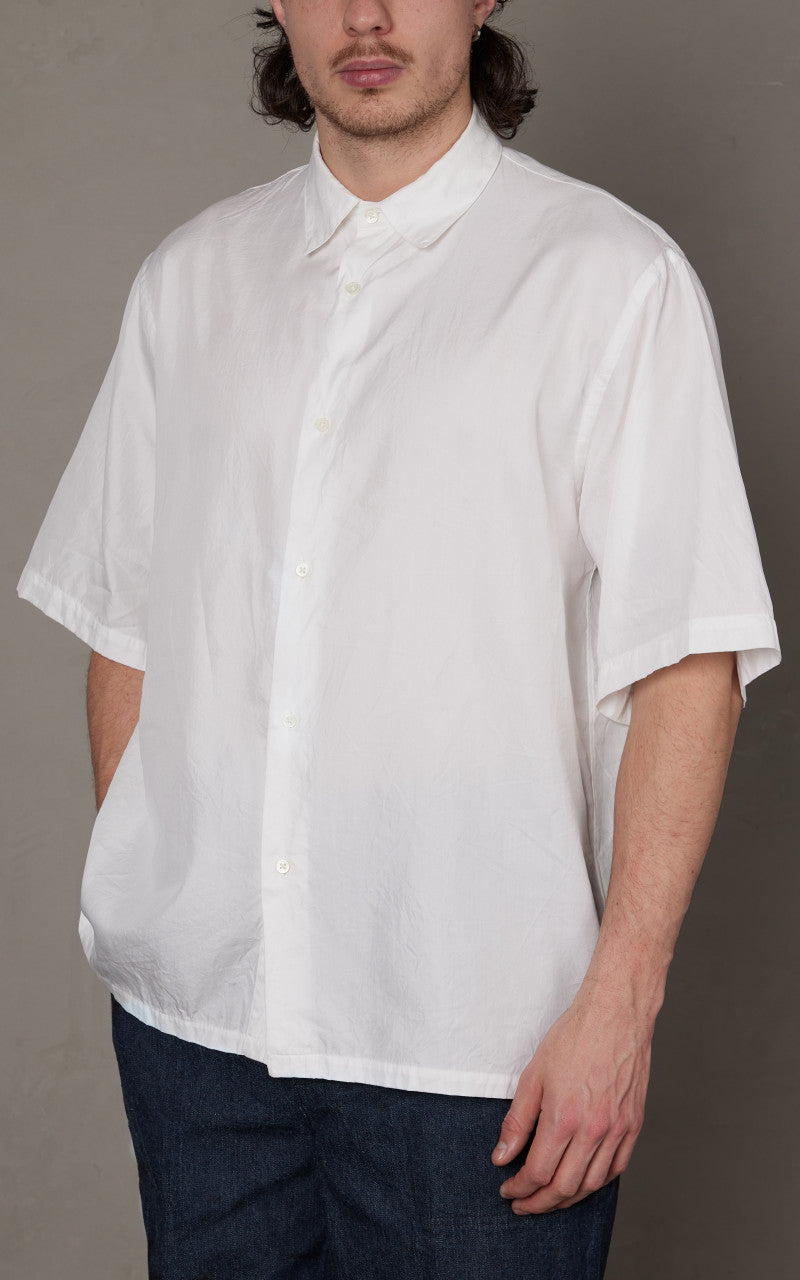 Kaptain Sunshine Short Sleeve Regular Collar Shirt White