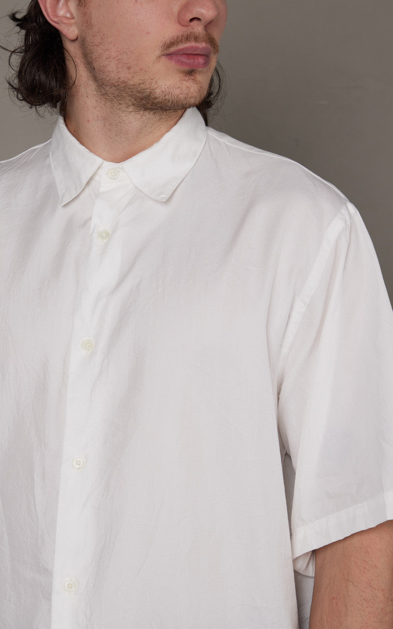 Kaptain Sunshine Short Sleeve Regular Collar Shirt White