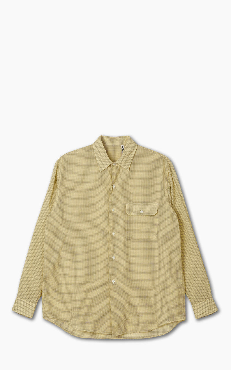 Kaptain Sunshine CPO Shirt Yellow Pincheck Kaptain Sunshine CPO Shirt Yellow Pincheck