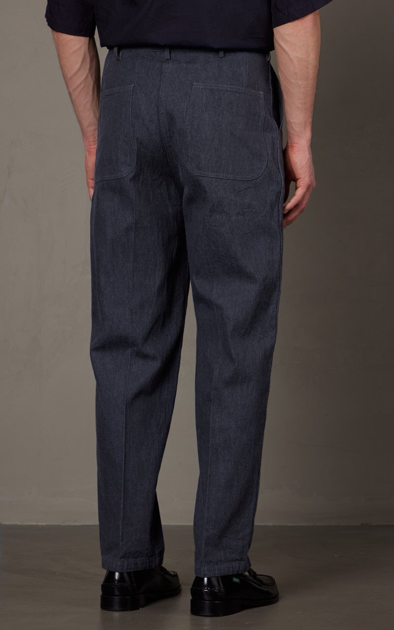 Kaptain Sunshine Baker Denim Pants Grey