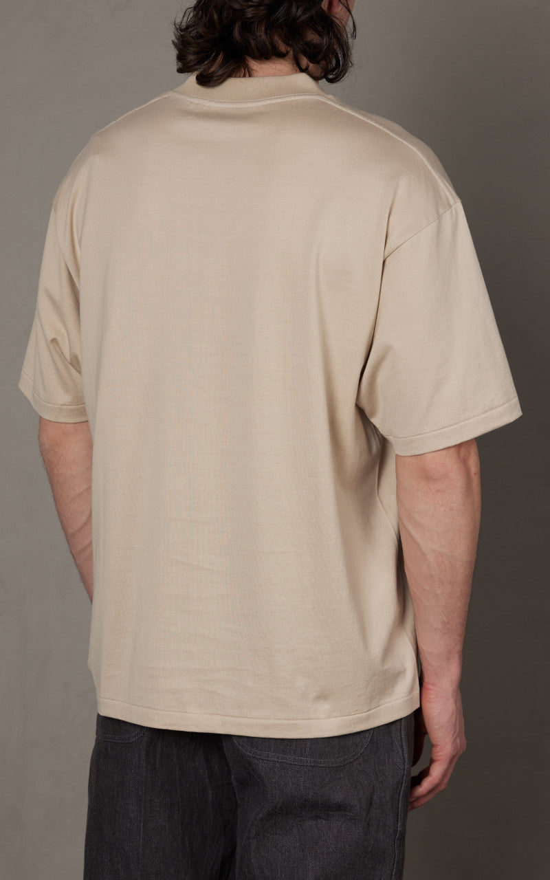 Kaptain Sunshine Suvin Supima Tube Tee Light Beige