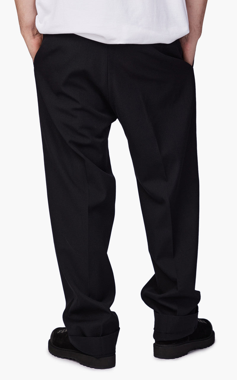 Kaptain Sunshine 2 Pleats Trousers Wool/Cotton Black