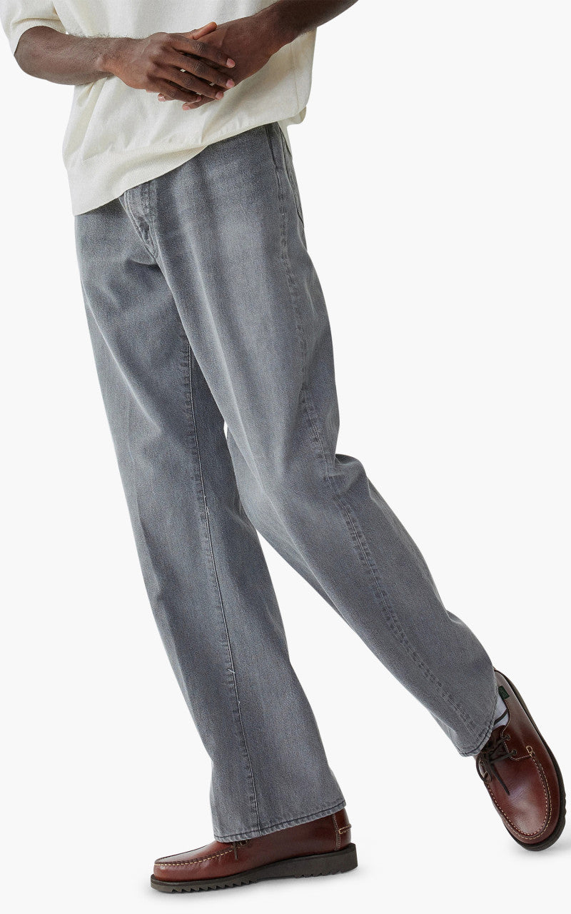 Kaptain Sunshine Skate Shoecut Denim Pants Black Vintage Wash