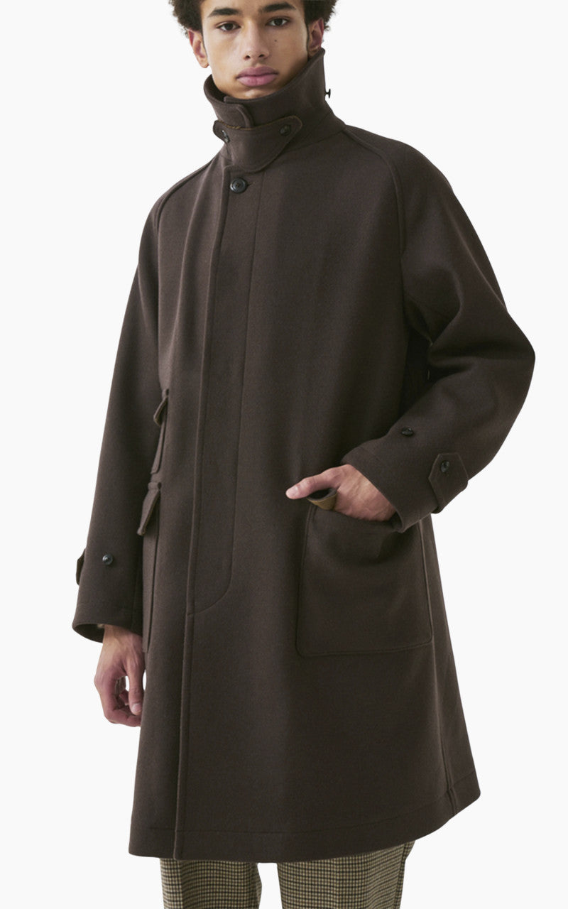 Kaptain Sunshine Traveller Coat Dark Brown