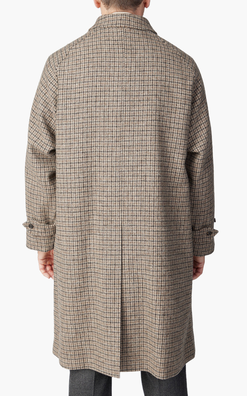 Kaptain Sunshine Walker Coat Gunclub Plaid Grey