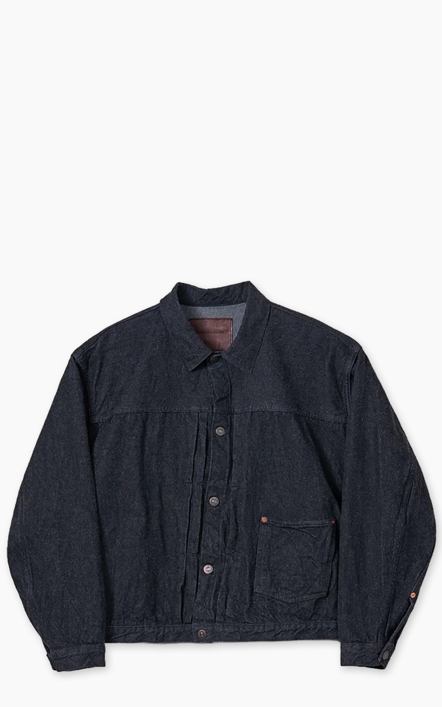 Kaptain Sunshine Denim Tracker 1P Jacket One Wash Black