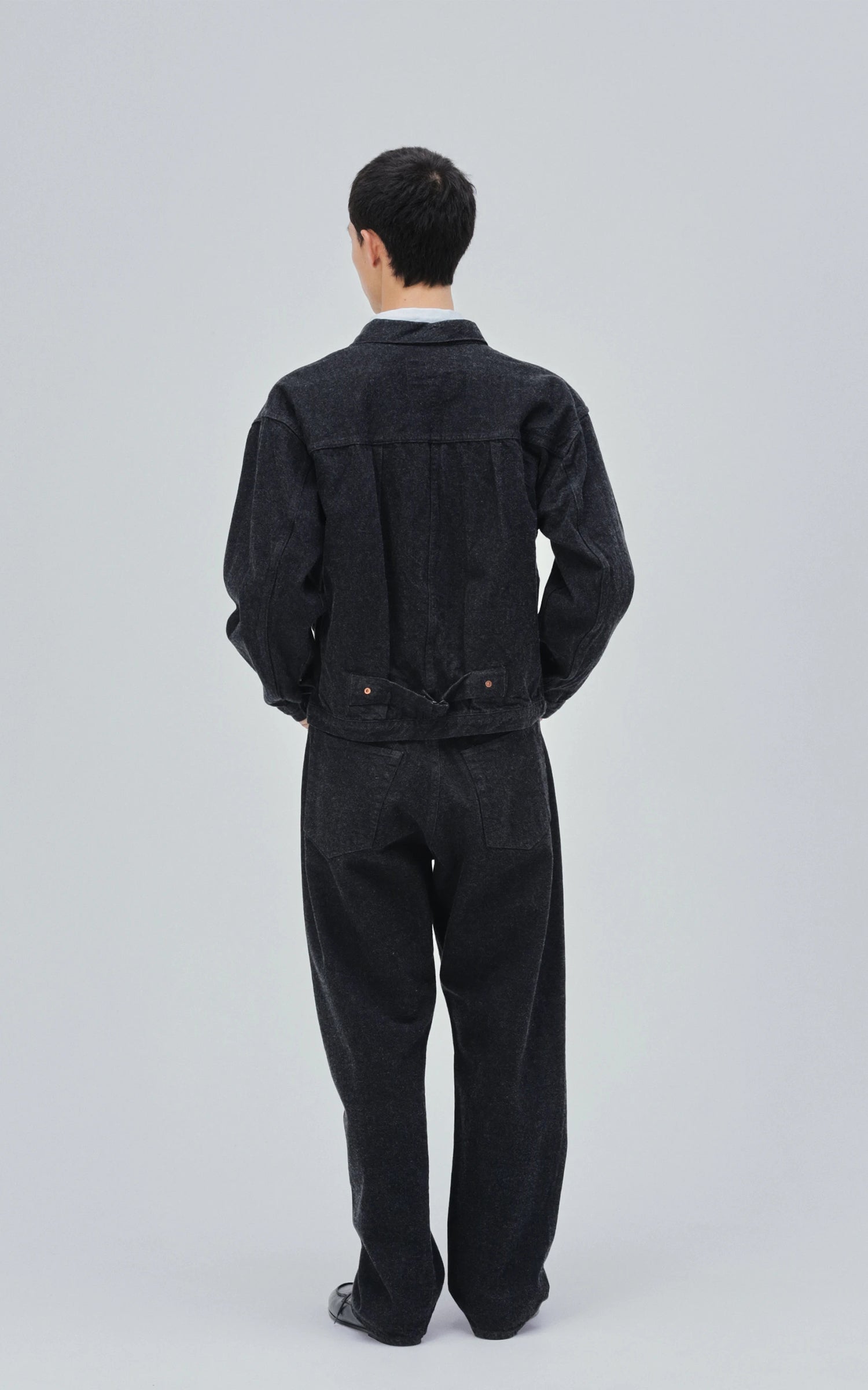 Kaptain Sunshine Denim Tracker 1P Jacket One Wash Black
