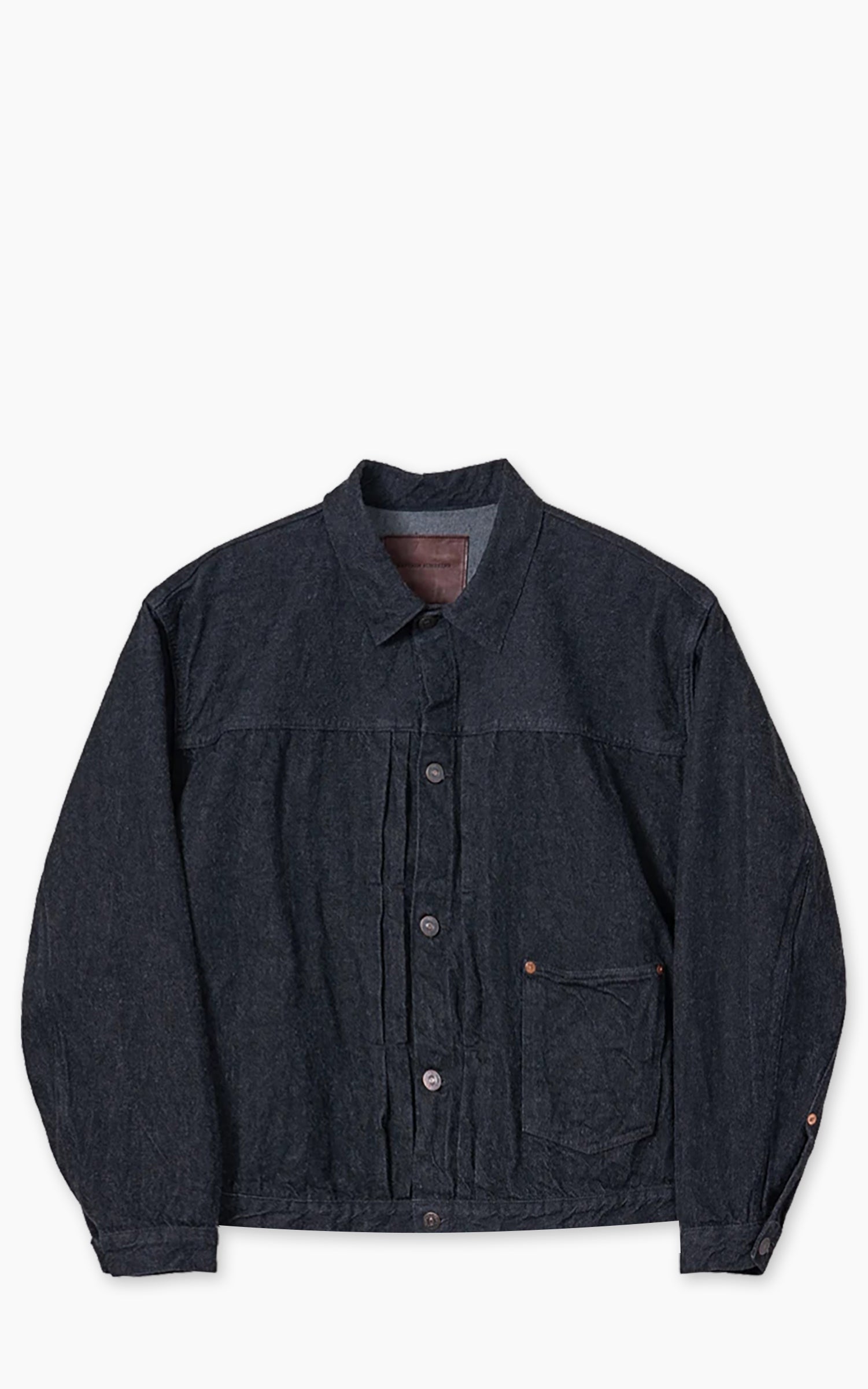Kaptain Sunshine Denim Tracker 1P Jacket One Wash Black