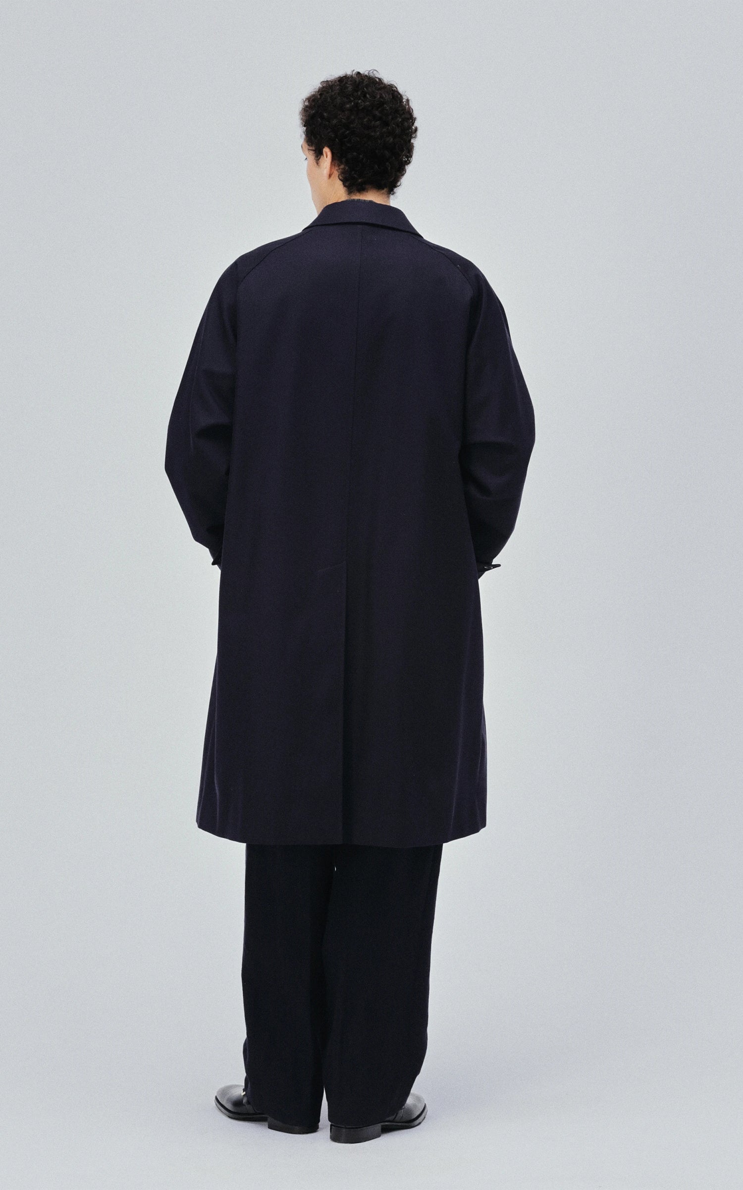 Kaptain Sunshine Walker Coat Wool Navy