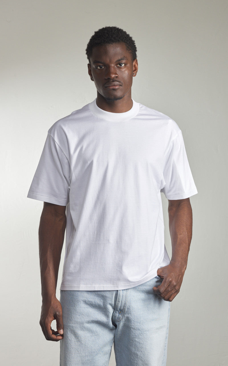 Kaptain Sunshine Suvin Supima Tube Tee Light White