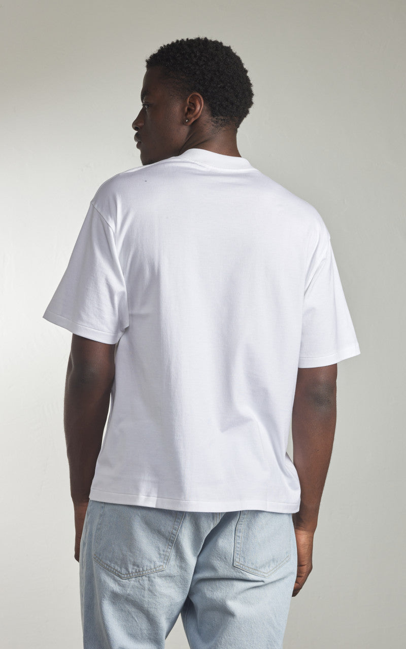 Kaptain Sunshine Suvin Supima Tube Tee Light White