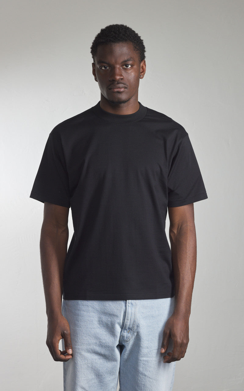 Kaptain Sunshine Suvin Supima Tube Tee Light Black