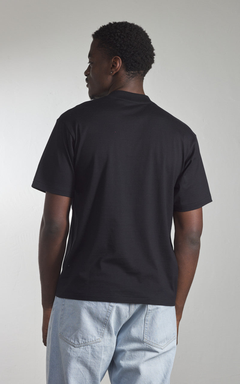 Kaptain Sunshine Suvin Supima Tube Tee Light Black