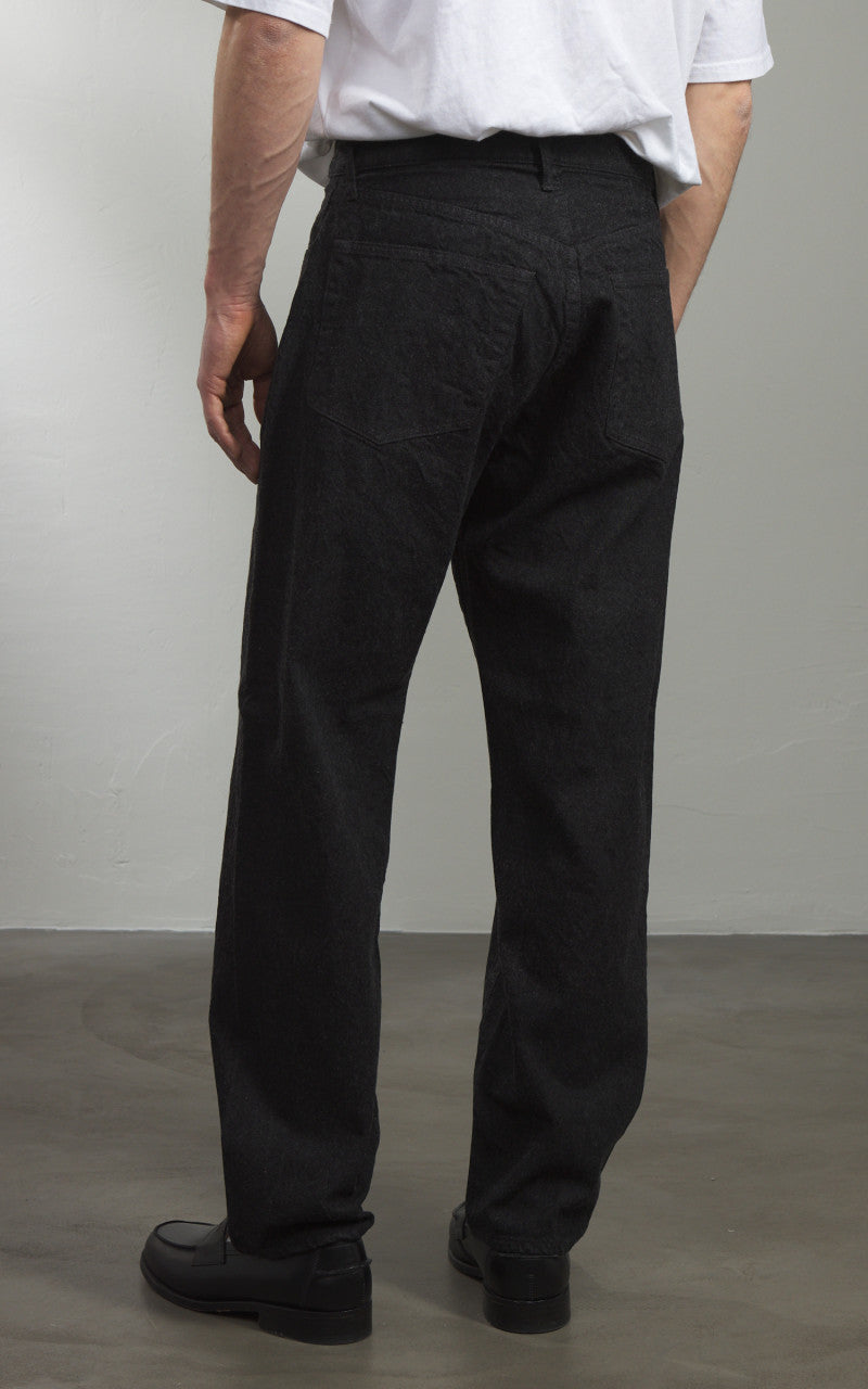 Kaptain Sunshine 5P Zipper Front Denim Pants One Wash Black