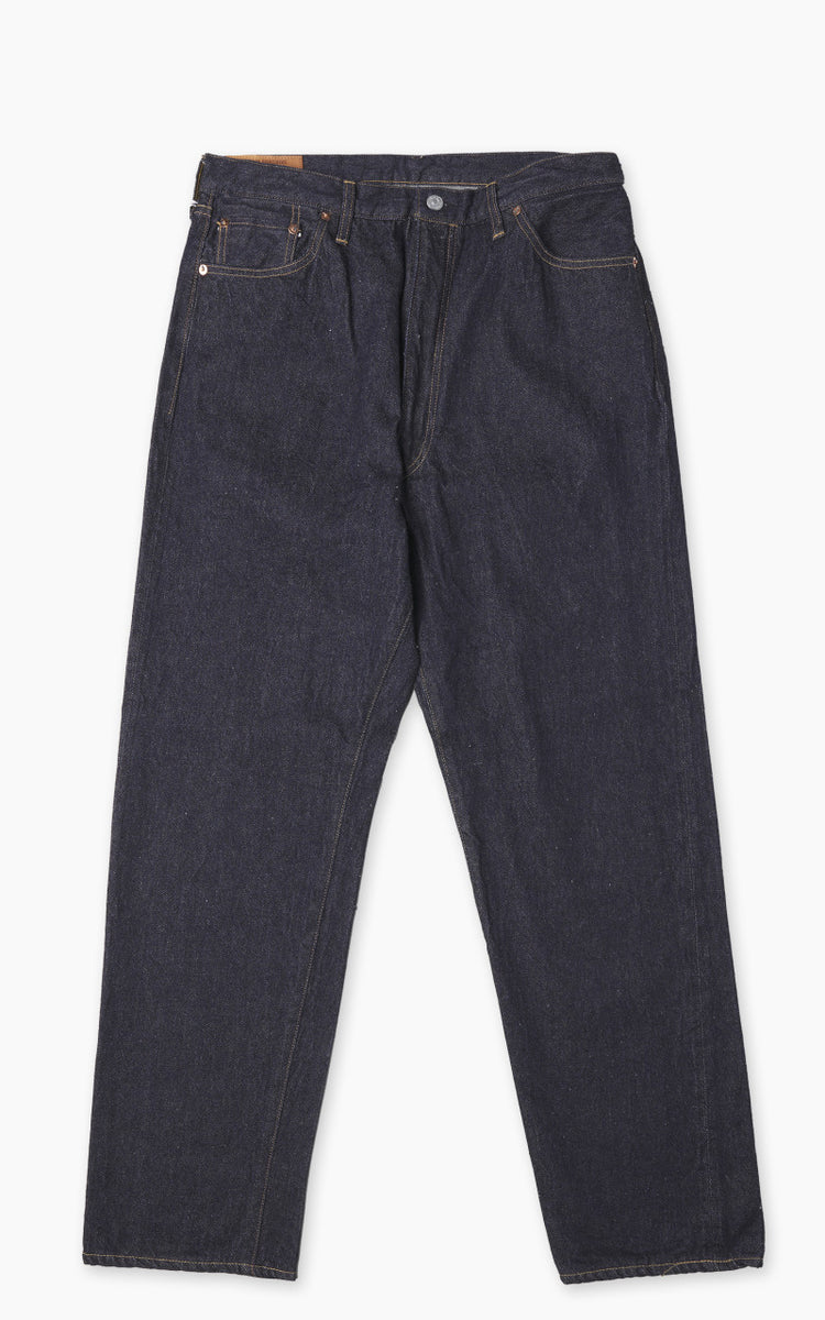 Kaptain Sunshine 5P Zipper Front Denim Pants One Wash Indigo