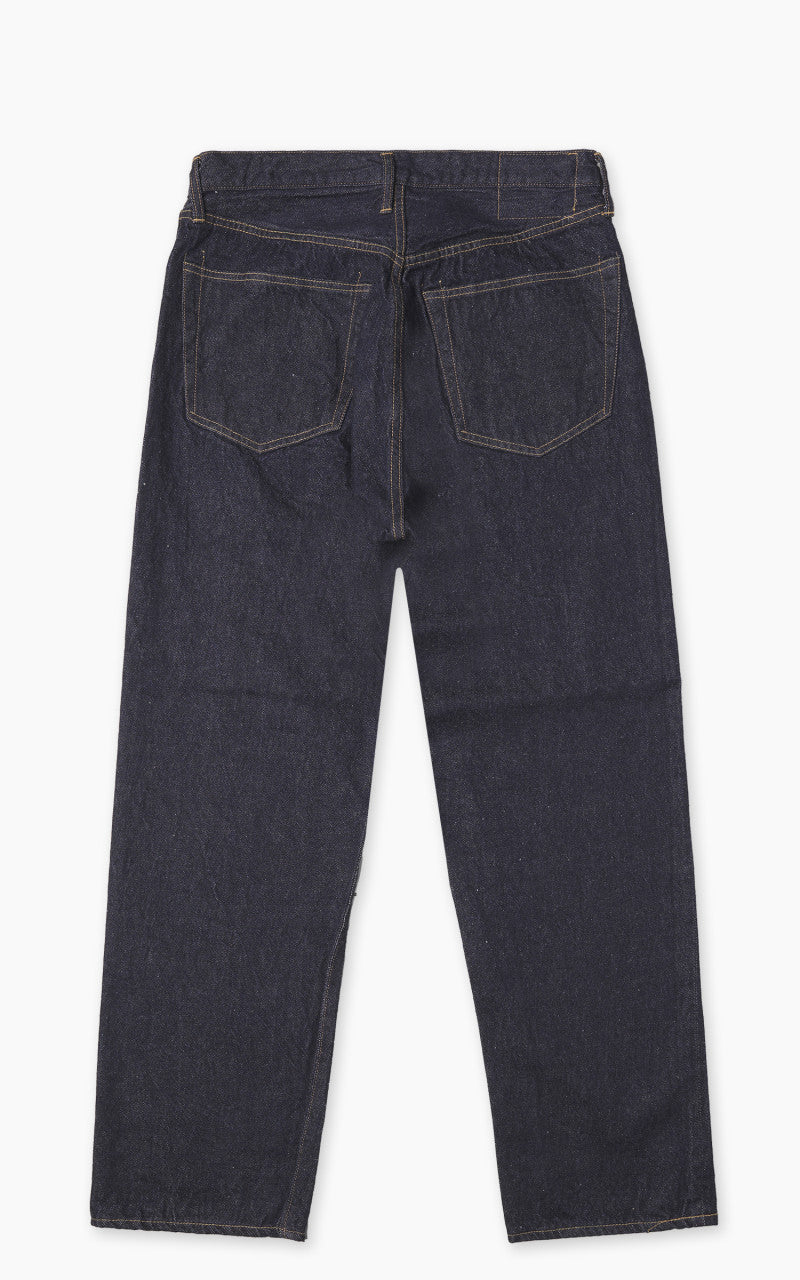 新品　RF JEANS - CP DENIM indigo XSサイズ　25ss indigo logo-embroidered mid-rise jeans in VINTAGE MEDIUM