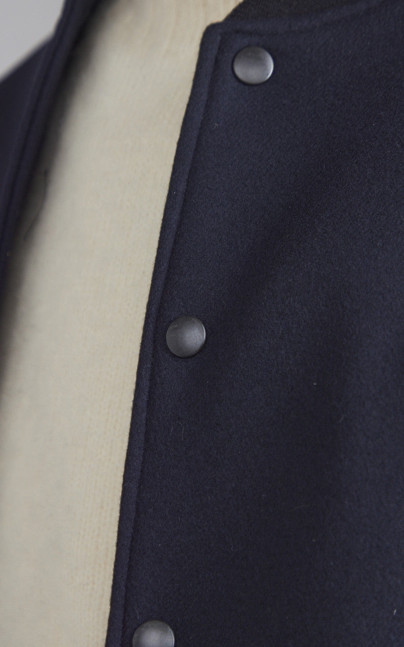 [極美品] KAPTAIN SUNSHINE Award Jacket Kaptain Sunshine Award Jacket Top Navy