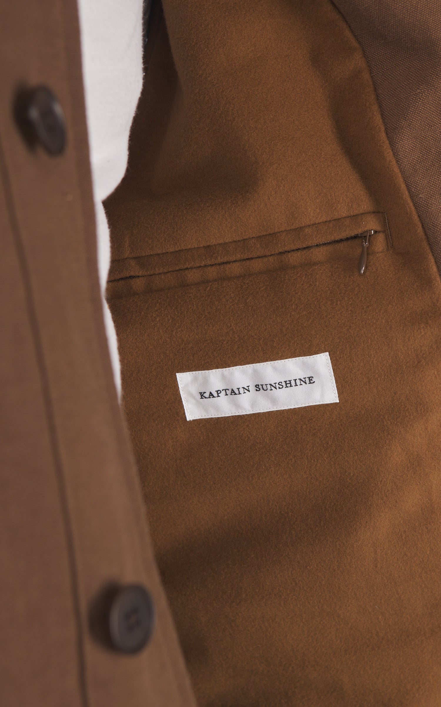 Kaptain Sunshine Cotton Hemp Work Coat Kakishibu