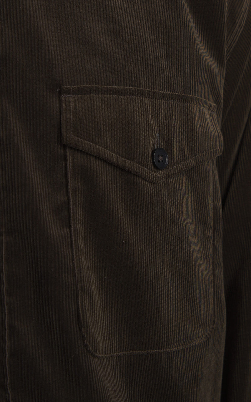 Kaptain Sunshine Corduroy C.P.O Shirt Jacket Brown