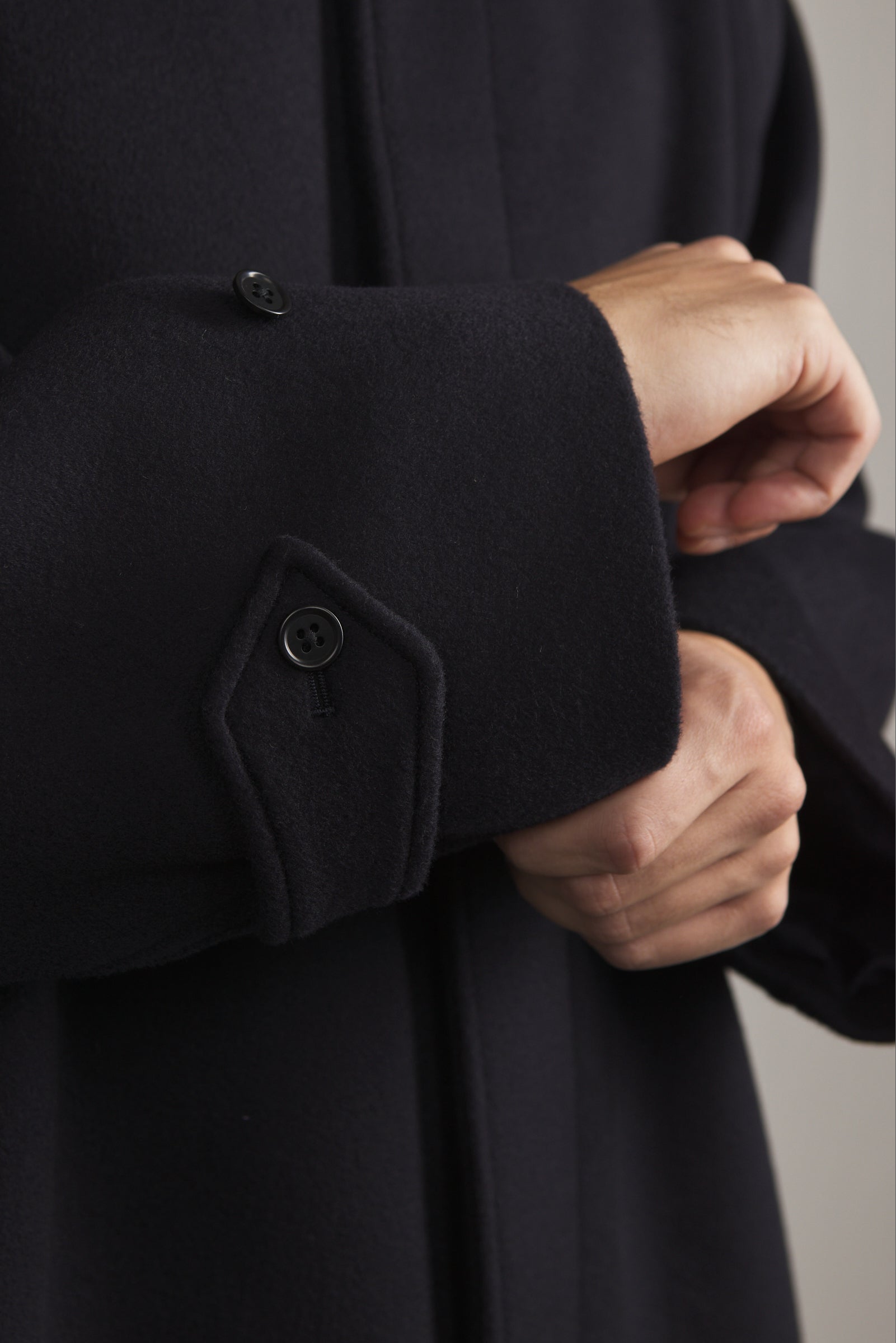 Kaptain Sunshine Walker Coat Wool Navy