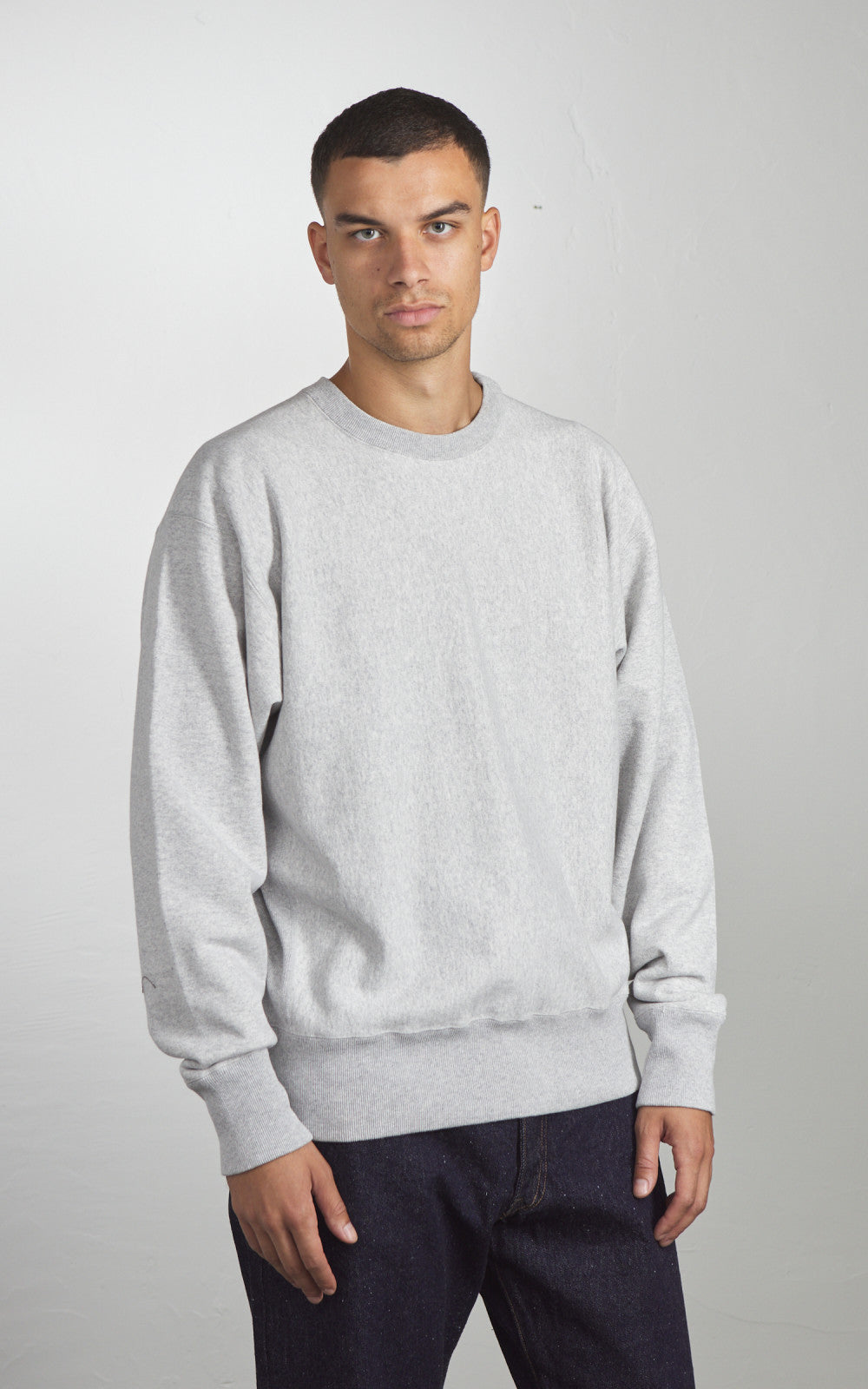 Kaptain Sunshine Crewneck Pullover Feather Grey