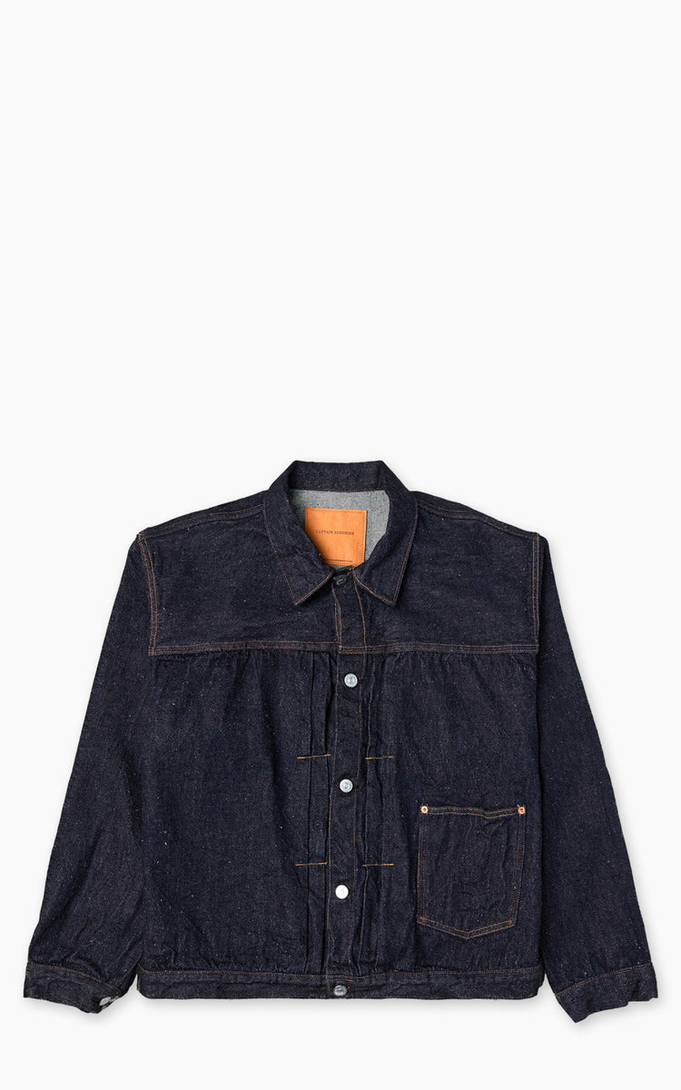 Kaptain Sunshine Denim Tracker 1P Jacket One Wash Indigo