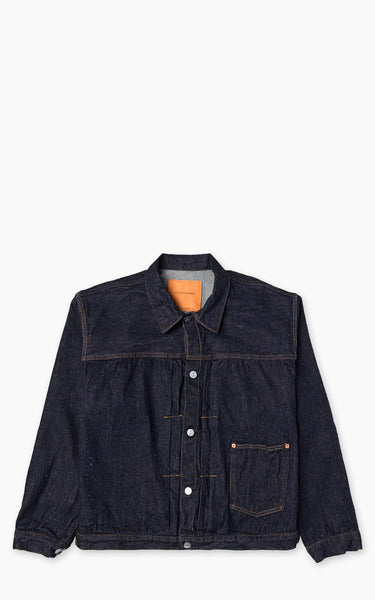 ジャケット・アウター KAPTAIN SUNSHINE washed denim tracker Kaptain Sunshine Denim Tracker 1P Jacket One Wash Indigo