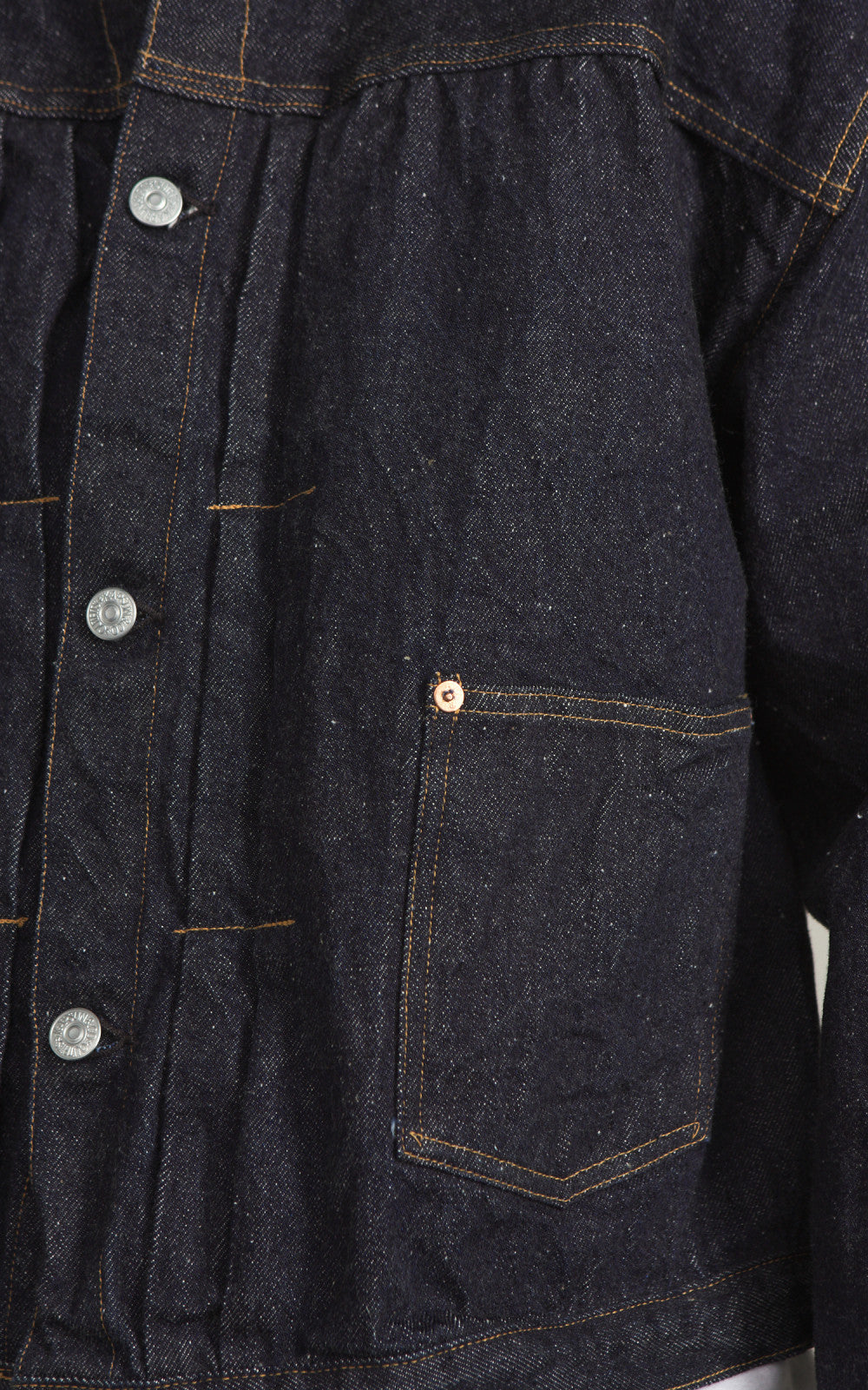 Kaptain Sunshine Denim Tracker 1P Jacket One Wash Indigo