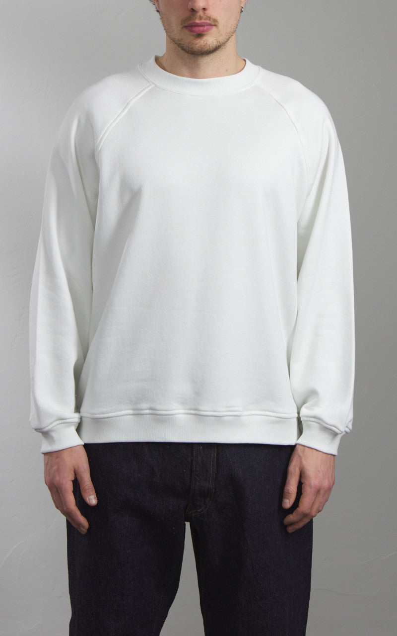 Kaptain Sunshine Suvin Sweat Crewneck Pullover Whisper Green