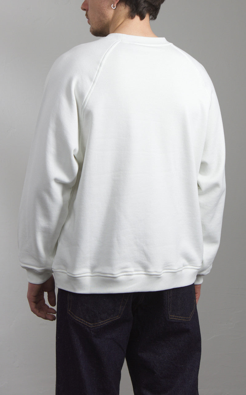 Kaptain Sunshine Suvin Sweat Crewneck Pullover Whisper Green